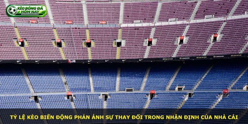 Tỷ lệ kèo biến động phản ánh sự thay đổi trong nhận định của nhà cái